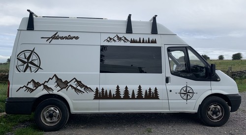 Side decals for ford - 2x,